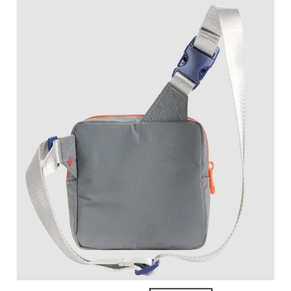 STATE Gray Belt Bag with Rocket Emblem - Picture 2 of 4